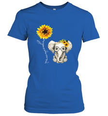 You Are My Sunshine Hippie Sunflower Elephant Gift Friend Women's T-Shirt Women's T-Shirt - belovedtshirt