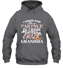Crazy Grandma design Hooded Sweatshirt Hooded Sweatshirt - belovedtshirt