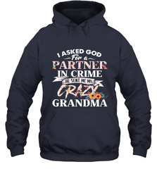 Crazy Grandma design Hooded Sweatshirt Hooded Sweatshirt - belovedtshirt