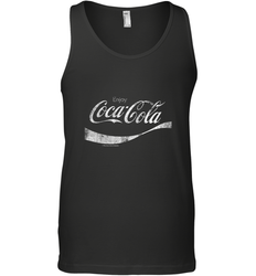 Coca Cola Vintage White Enjoy Logo Men's Tank Top