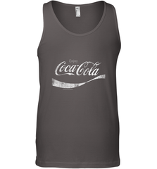 Coca Cola Vintage White Enjoy Logo Men's Tank Top Men's Tank Top - belovedtshirt