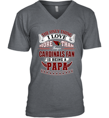 NFL The Only Thing I Love More Than Being A Arizona Cardinals Fan Is Being A Papa Football Men's V-Neck Men's V-Neck - belovedtshirt