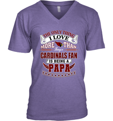 NFL The Only Thing I Love More Than Being A Arizona Cardinals Fan Is Being A Papa Football Men's V-Neck Men's V-Neck - belovedtshirt