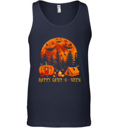 Happy Camp O Ween Funny Camping Halloween Costume Camper RV Men's Tank Top