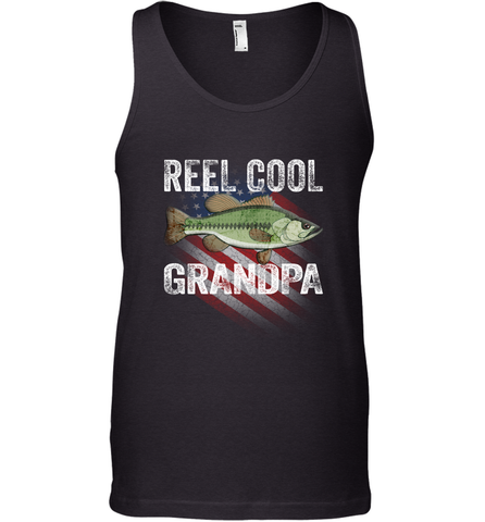 REEL COOL GRANDPA Men's Tank Top Men's Tank Top / Black / XS Men's Tank Top - belovedtshirt
