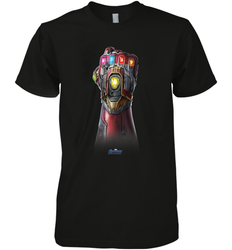 Marvel Avengers Endgame Infinity Stone Gauntlet Color Logo Men's Premium T-Shirt