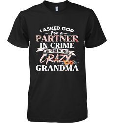 Crazy Grandma design Men's Premium T-Shirt