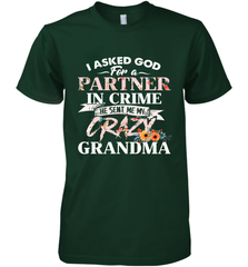 Crazy Grandma design Men's Premium T-Shirt Men's Premium T-Shirt - belovedtshirt