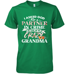 Crazy Grandma design Men's Premium T-Shirt