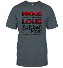 Proud And Loud Softball Mom Men's T-Shirt Men's T-Shirt - belovedtshirt