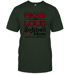 Proud And Loud Softball Mom Men's T-Shirt Men's T-Shirt - belovedtshirt