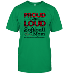 Proud And Loud Softball Mom Men's T-Shirt Men's T-Shirt - belovedtshirt