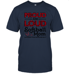 Proud And Loud Softball Mom Men's T-Shirt Men's T-Shirt - belovedtshirt