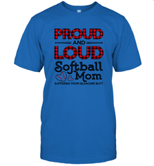 Proud And Loud Softball Mom Men's T-Shirt Men's T-Shirt - belovedtshirt