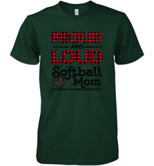 Proud And Loud Softball Mom Men's Premium T-Shirt Men's Premium T-Shirt - belovedtshirt
