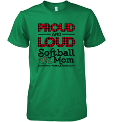 Proud And Loud Softball Mom Men's Premium T-Shirt Men's Premium T-Shirt - belovedtshirt