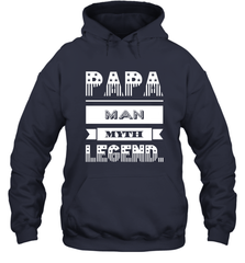 Papa Man Myth Legend Father's Day Dad Veteran Gift Hooded Sweatshirt Hooded Sweatshirt - belovedtshirt