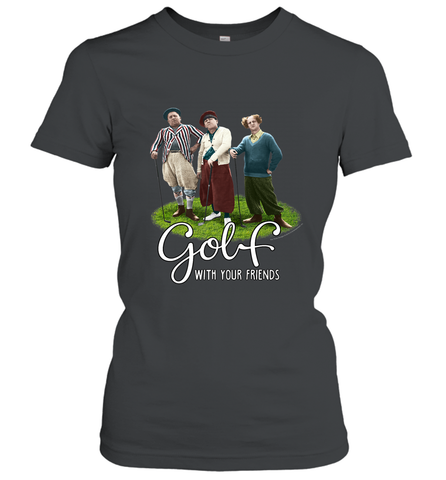 The Three Stooges Golf With Your Friends Women's T-Shirt Women's T-Shirt / Black / S Women's T-Shirt - belovedtshirt