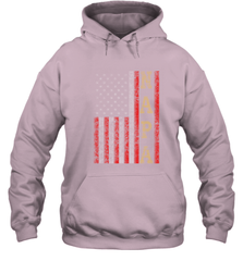 Cool Patriotic Napa US Flag Hooded Sweatshirt Hooded Sweatshirt - belovedtshirt