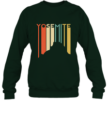 Yosemite National Park Retro Half Dome El Capitan Cali Crewneck Sweatshirt Crewneck Sweatshirt - belovedtshirt