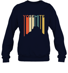 Yosemite National Park Retro Half Dome El Capitan Cali Crewneck Sweatshirt Crewneck Sweatshirt - belovedtshirt
