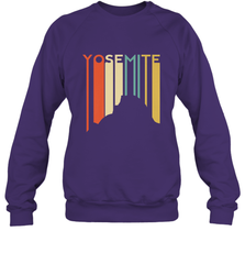 Yosemite National Park Retro Half Dome El Capitan Cali Crewneck Sweatshirt Crewneck Sweatshirt - belovedtshirt