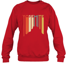 Yosemite National Park Retro Half Dome El Capitan Cali Crewneck Sweatshirt Crewneck Sweatshirt - belovedtshirt