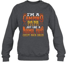 I'm A Camping Papa Camping Dad Gift Crewneck Sweatshirt Crewneck Sweatshirt - belovedtshirt