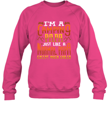 I'm A Camping Papa Camping Dad Gift Crewneck Sweatshirt Crewneck Sweatshirt - belovedtshirt