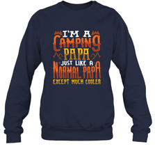I'm A Camping Papa Camping Dad Gift Crewneck Sweatshirt Crewneck Sweatshirt - belovedtshirt