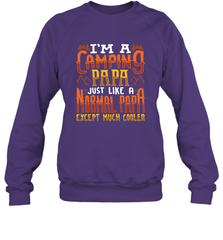 I'm A Camping Papa Camping Dad Gift Crewneck Sweatshirt Crewneck Sweatshirt - belovedtshirt