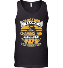 NFL The Only Thing I Love More Than Being A Los Angeles Chargers Fan Is Being A Papa Football Men's Tank Top Men's Tank Top - belovedtshirt