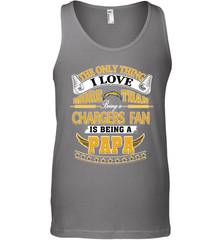 NFL The Only Thing I Love More Than Being A Los Angeles Chargers Fan Is Being A Papa Football Men's Tank Top Men's Tank Top - belovedtshirt