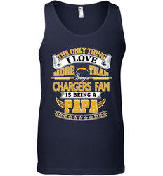 NFL The Only Thing I Love More Than Being A Los Angeles Chargers Fan Is Being A Papa Football Men's Tank Top