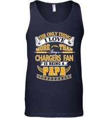NFL The Only Thing I Love More Than Being A Los Angeles Chargers Fan Is Being A Papa Football Men's Tank Top Men's Tank Top - belovedtshirt