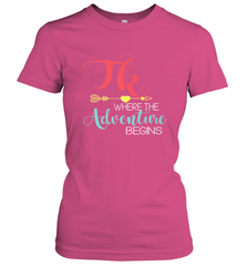 TK Transitional Kindergarten Where The Adventure Begins Women's T-Shirt Women's T-Shirt - belovedtshirt