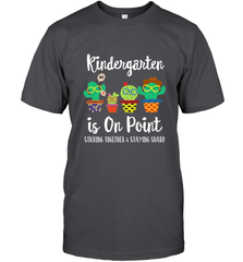 Kindergarten is on point, 1st day of school cactus teacher Men's T-Shirt Men's T-Shirt - belovedtshirt