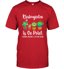 Kindergarten is on point, 1st day of school cactus teacher Men's T-Shirt Men's T-Shirt - belovedtshirt
