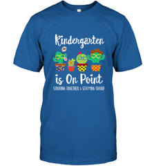 Kindergarten is on point, 1st day of school cactus teacher Men's T-Shirt Men's T-Shirt - belovedtshirt