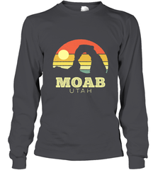 Moab Utah Vintage Sunset Arches Adventure Outdoors Long Sleeve T-Shirt Long Sleeve T-Shirt - belovedtshirt