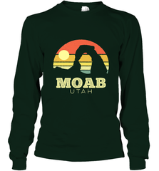 Moab Utah Vintage Sunset Arches Adventure Outdoors Long Sleeve T-Shirt Long Sleeve T-Shirt - belovedtshirt