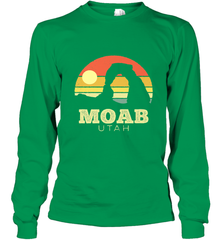 Moab Utah Vintage Sunset Arches Adventure Outdoors Long Sleeve T-Shirt Long Sleeve T-Shirt - belovedtshirt