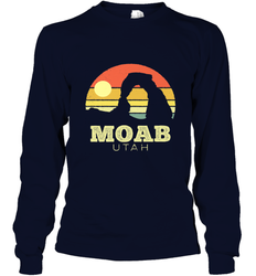 Moab Utah Vintage Sunset Arches Adventure Outdoors Long Sleeve T-Shirt