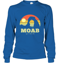 Moab Utah Vintage Sunset Arches Adventure Outdoors Long Sleeve T-Shirt Long Sleeve T-Shirt - belovedtshirt