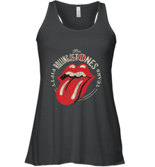 Mens The Rolling Stones 50th Anniversary Logo Women's Racerback Tank Women's Racerback Tank - belovedtshirt