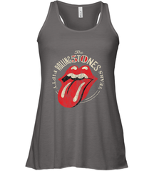 Mens The Rolling Stones 50th Anniversary Logo Women's Racerback Tank Women's Racerback Tank - belovedtshirt