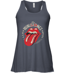 Mens The Rolling Stones 50th Anniversary Logo Women's Racerback Tank Women's Racerback Tank - belovedtshirt
