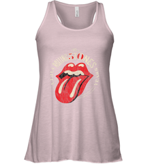Mens The Rolling Stones 50th Anniversary Logo Women's Racerback Tank Women's Racerback Tank - belovedtshirt