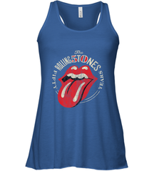 Mens The Rolling Stones 50th Anniversary Logo Women's Racerback Tank Women's Racerback Tank - belovedtshirt