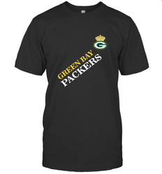NFL Green Bay Packers Logo with Champion Crown Men's T-Shirt